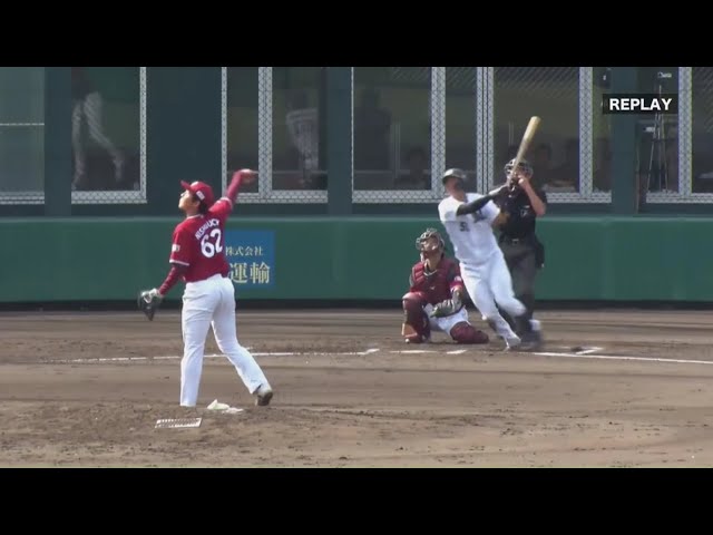 【ファーム】ここぞの一打!! マリーンズ・松田の勝ち越しソロホームラン!! 2019/9/19 M-E(ファーム)