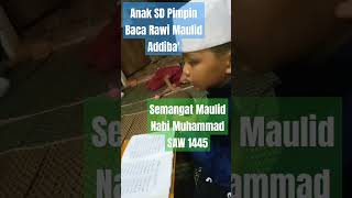 Download lagu Anak SD Pimpin Baca Rawi Maulid Addiba'~ Semangat Maulid Nabi Muhammad SAW mp3