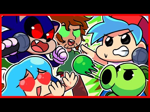 Sonic.exe For Hire Every Turn Different Character Sings - Friday Night Funkin Animation