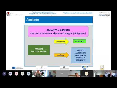 Vigilanza e normativa in materia di amianto - Città Metropolitana di Venezia (I parte)