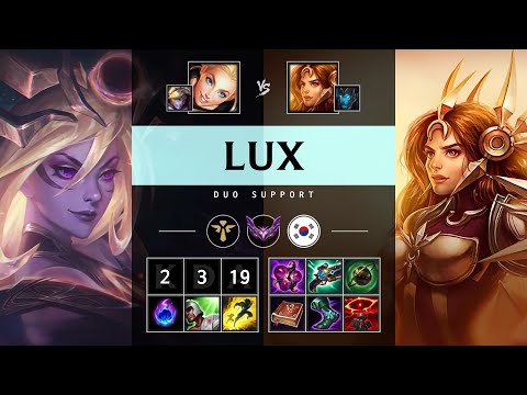 Lux Support vs Leona - KR Master Patch 14.24