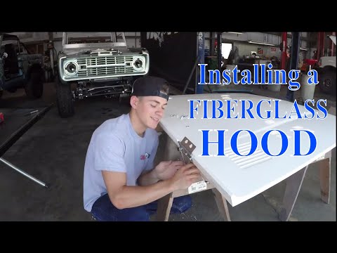 Installing a FIBERGLASS HOOD