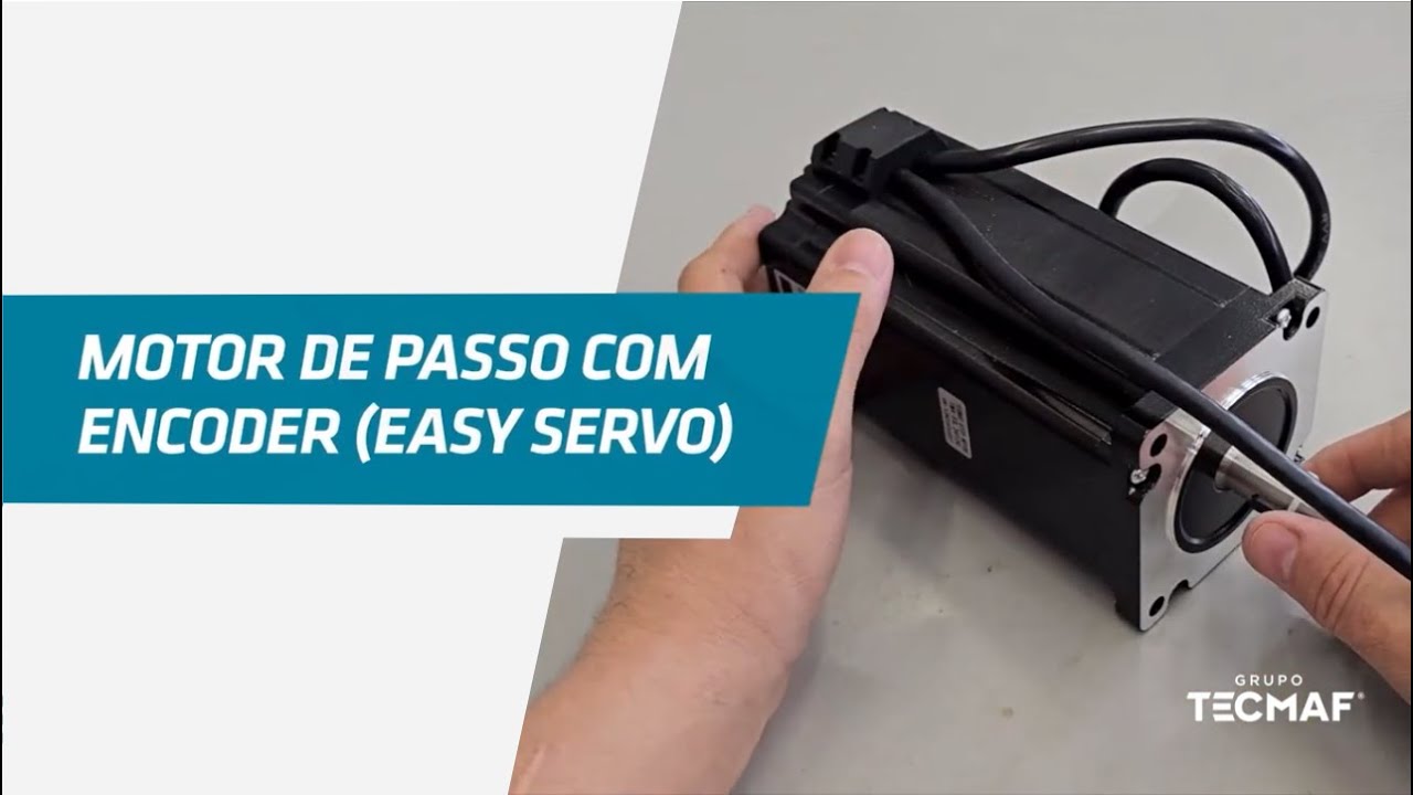 Motor de Passo com Encoder (Easy Servo) Tecmaf