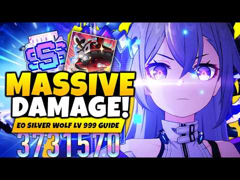 TOP TIER DAMAGE! BEST E0 SILVER WOLF LV 999 Guide & Build [Best Relics, Light Cones & Teams] - HSR