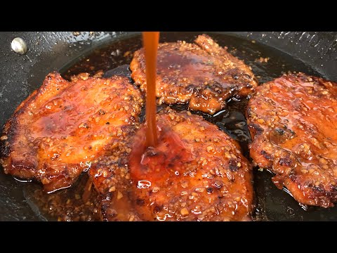 HONEY GARLIC PORK CHOPS / HOW TO MAKE HONEY GARLIC PORK CHOPS