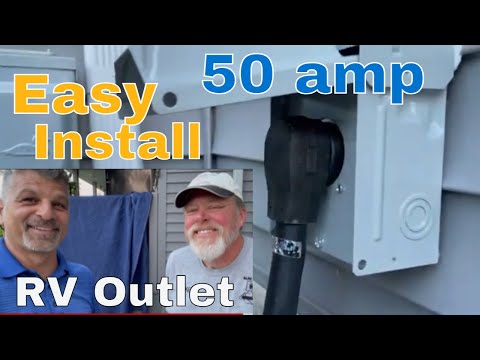 How to install a 50amp RV Plug Outlet use 6/3 wire #50amp RV outlet