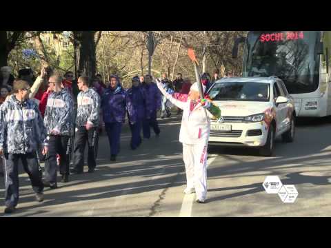 Day 123 - The Flame of the XXII Olympic Winter Games made its final lap of honor around Sochi