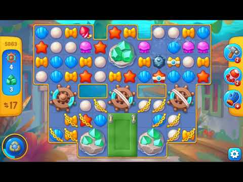 Fishdom 2021 - Level 5863   #playrix #fishdom #gaming