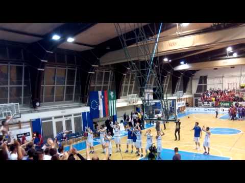 KK Rogaška 81:73 KK Tajfun Šentjur (Zadnje sekunde tekme in zasluženo slavje)