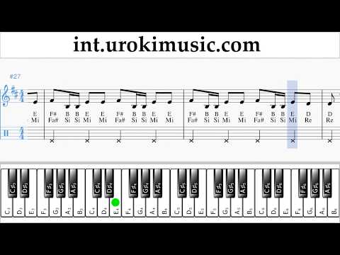 Rescue Me Sheet Music Piano (right hand) - OneRepublic Rescue Me Tutorial