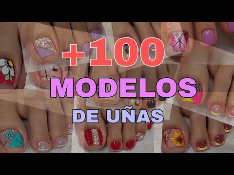 +100 MODELOS DE UÑAS PARA PIES | DIFERENTES DISEÑOS DE UÑAS HERMOSOS😍🦶🏼💅