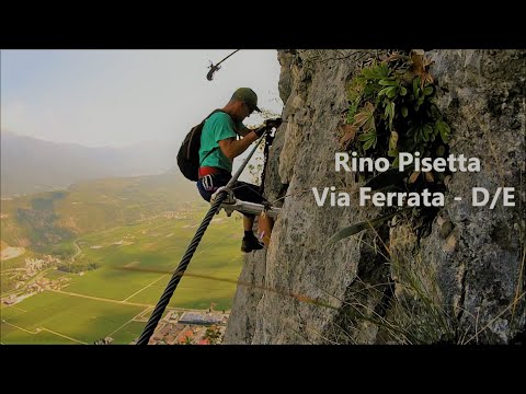 Rino Pisetta Via ferrata,Klettersteig D/E - ITALY (Sarche) FullHD