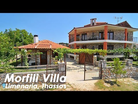 Villa Morfili, alojamiento privado en Limenaria, Grecia - Video