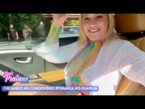 Chegando no condomínio Iporanga no Guarujá