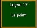 Leçon 17_ - Le point