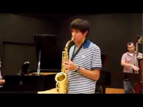 Gus Arnold Alto Sax 2014 Grammy Jazz Band Audition