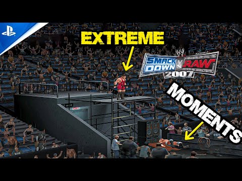 WWE Smackdown vs Raw 2007 Extreme Moments! PS2 (Give the right answer and get a shoutout)