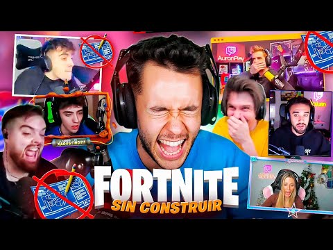 BEST MOMENTS OF THE FORNITE TOURNAMENT WITH STREAMERS *WITHOUT BUILDING* - TheGrefg