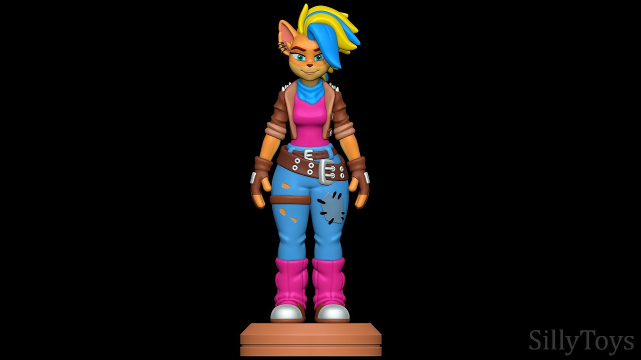 Tawna Bandicoot - Crash Bandicoot 4 Era ora Modello di stampa 3D