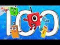Counting Numbers Up to 100! 🌍  | 123 Learn to count | Numberblocks