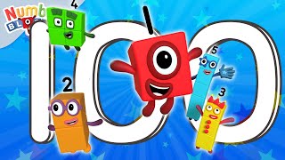 Counting Numbers Up to 100! 🌍  | 123 Learn to count | Numberblocks