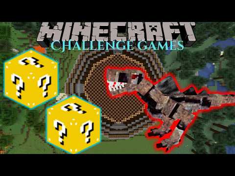 Minecraft NASTYSAURUS CHALLENGE GAMES-Lucky Block Mod-Modded Mini Game