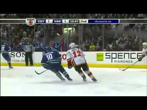 Vancouver Canucks - Calgary Flames - Highlights - 2/12/11