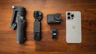 Solo Filmmaking with the DJI Pocket 3, Action 4, and Osmo Mobile 6