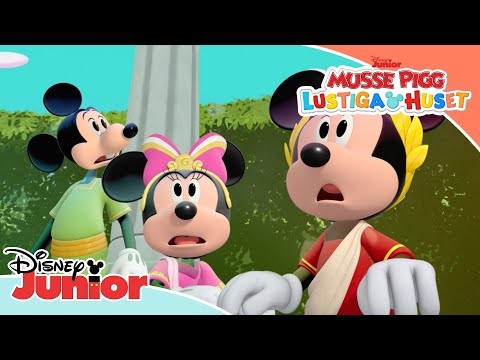 🏛️ En extra gäst | Musse Pigg Lustiga Huset | Disney Junior Sverige