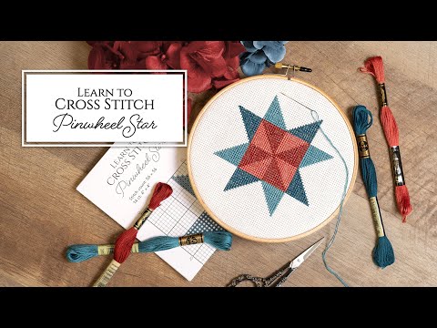 Learn to Cross Stitch Tutorial | Shabby Fabrics