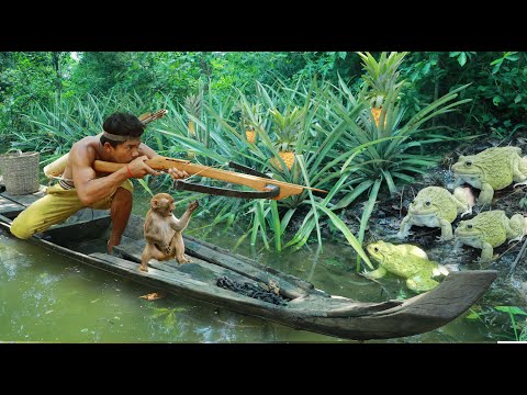 My life with beby monkeys Flooded forest rich in fruits And frogs