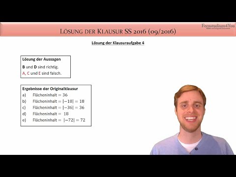 Fernuni Hagen Klausurlösung Wirtschaftsmathematik SS2016 (September 2016 (09/2016) - Aufgabe 4