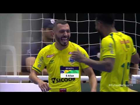 Futsal - BRASIL 6 x 1 Paraguai - AMISTOSO INTERNAC...