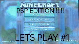 Minecraft PlayStation Portable Let's Play Part 1