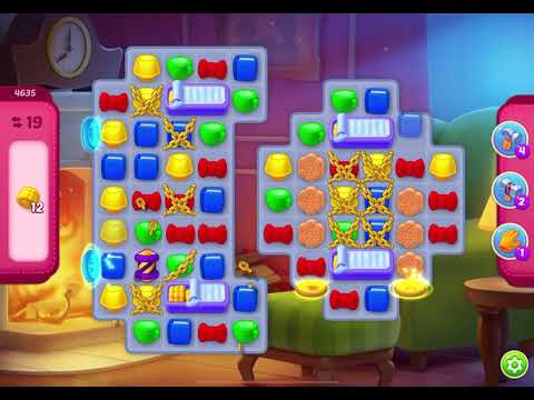 HomeScapes Level 4635 no boosters (20 moves)