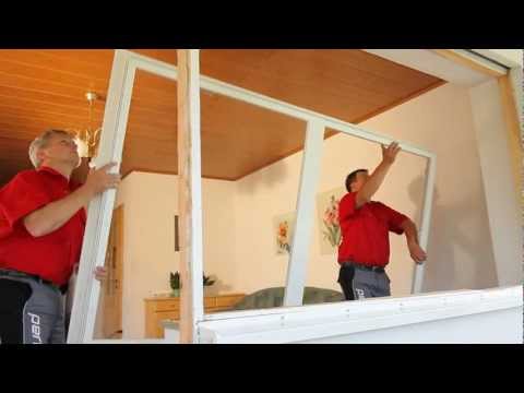Montagesystem Fensterwechsel ohne Dreck