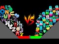 NEW ALPHABET LORE VS ALPHABLOCKS Marble Race Who Will Win