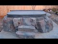 Unbelievably Fast Install Of A Rock Spa Surround Spasurround Rockpanels Fauxrock Fakerock