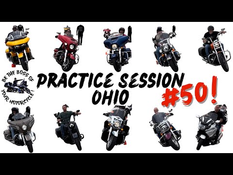 Motorcycle Practice Session #50 (Ohio) - Advanced Slow Speed Motorcycle Riding Skills