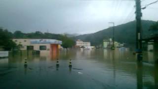 preview picture of video 'Enchente em Guaramirim 08/06/2014'