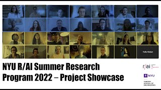 NYU R/AI Summer 2022 Research Program - Project Showcase