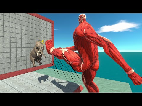 Epic Kick of Colossal Titan: Who Will Survive? - Animal Revolt Battle Simulator