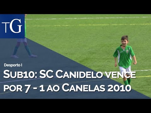 SC Canidelo vence por 7-1 ao Canelas 2010