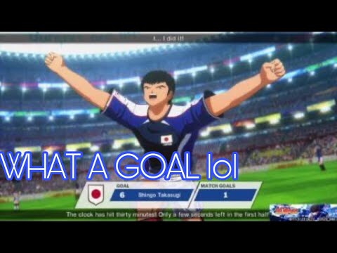 CAPTAIN TSUBASA: RISE OF NEW CHAMPIONS Takasugi score from a defensive line agians America LOL
