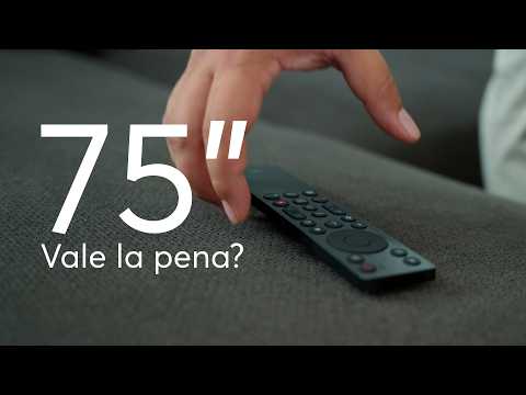 ¿Una TV de 75" cambia la experiencia o simplemente tienes una pantalla más grande?