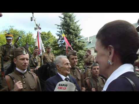 Zakończenie marszu Kadrówki w Kielcach