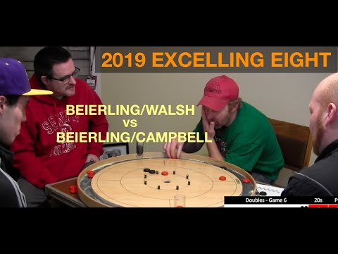 2019 Excelling Eight Crokinole - Doubles - Beierling/Walsh v Beierling/Campbell