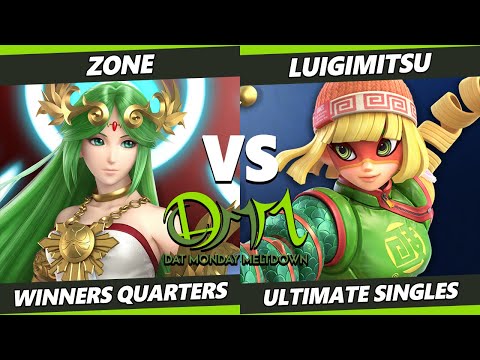 DAT Monday Meltdown 236 - Zone (Palutena) Vs. Luigimitsu (Min Min) SSBU Ultimate Tournament