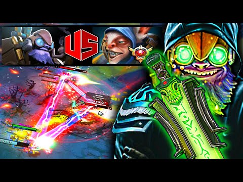 GRAND MASTER MEEPO MEET ULTRA SPAMMER TINKER | DOTA 2 TINKER GAMEPLAY