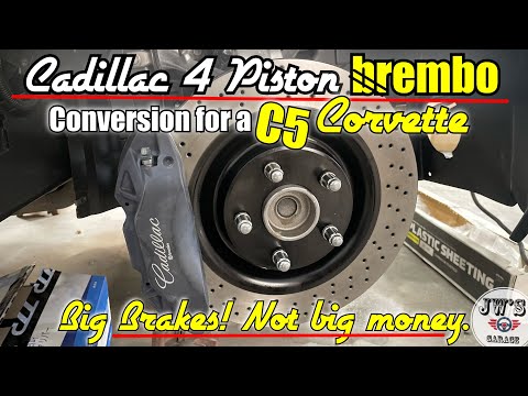 Cadillac 4 piston brembo conversion for a C5 Corvette.
